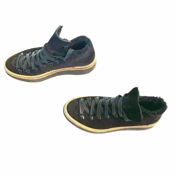 FLAMINGOS Made in Italy SZ 39 | SUEDE/LAMB SHEARLING TRABENDO ANKLE BOOTS - Picture 11 of 13